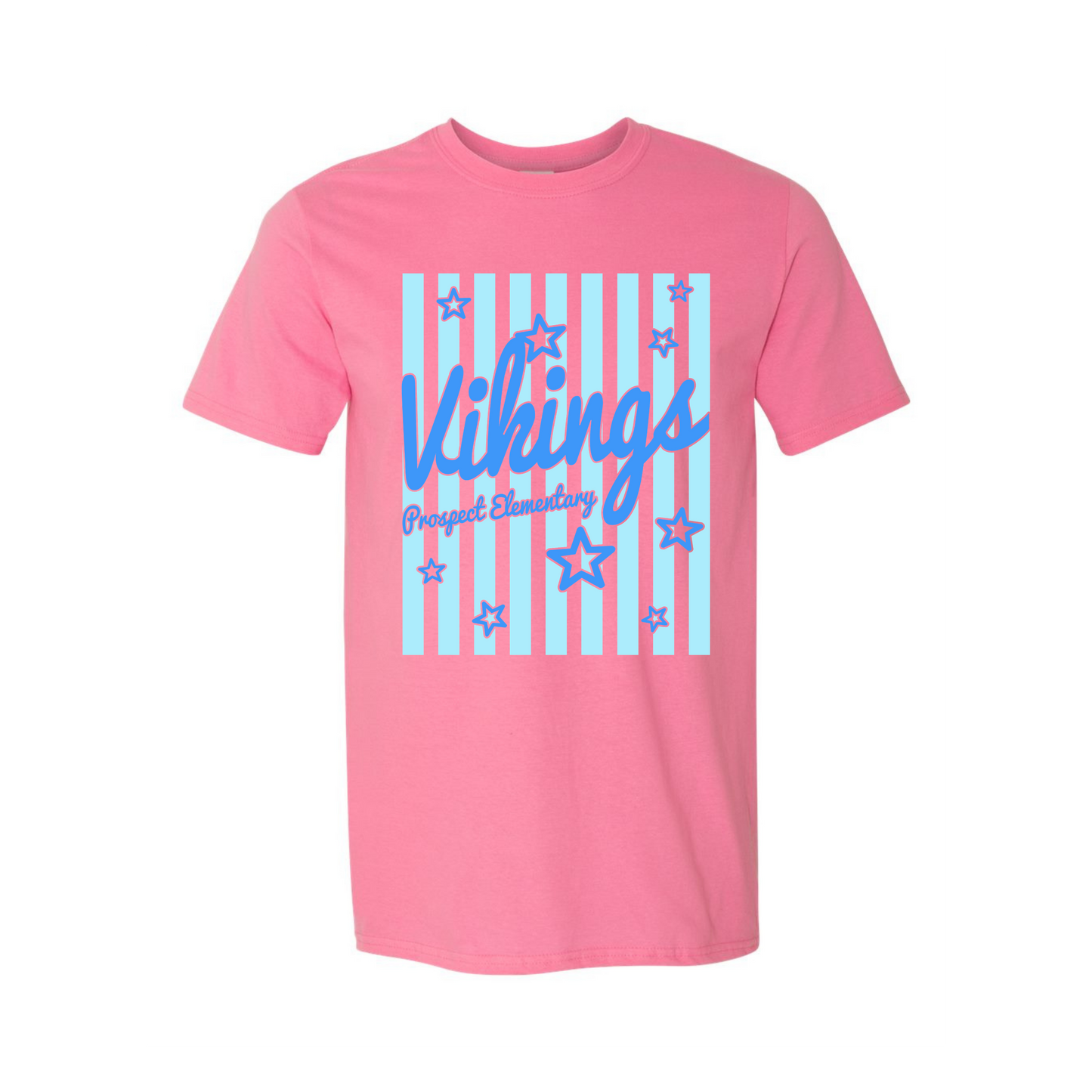 Custom Stars and Stripes School Spirit Shirt