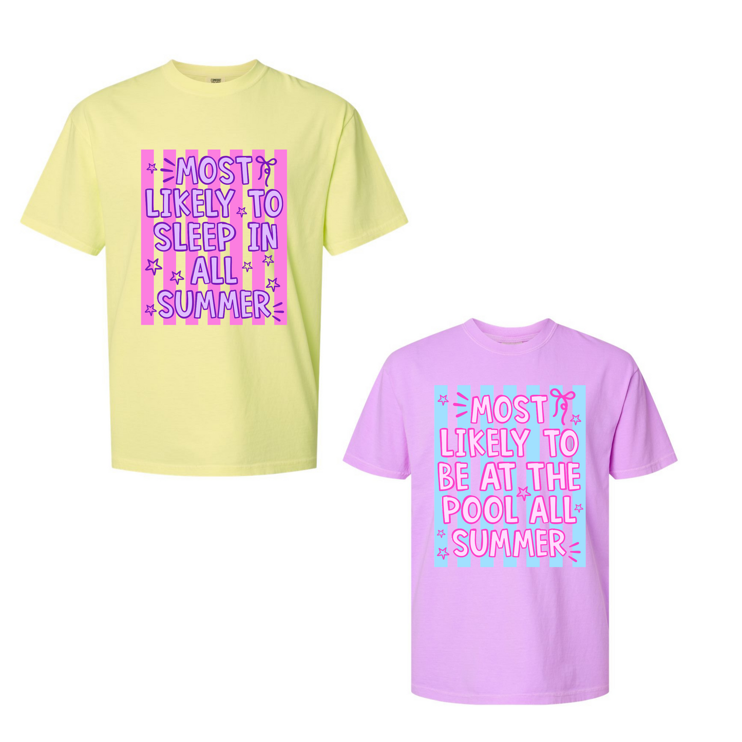 End of the Year Most Likely to tees