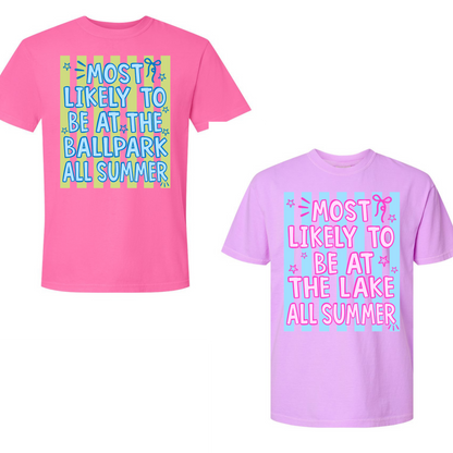 End of the Year Most Likely to tees