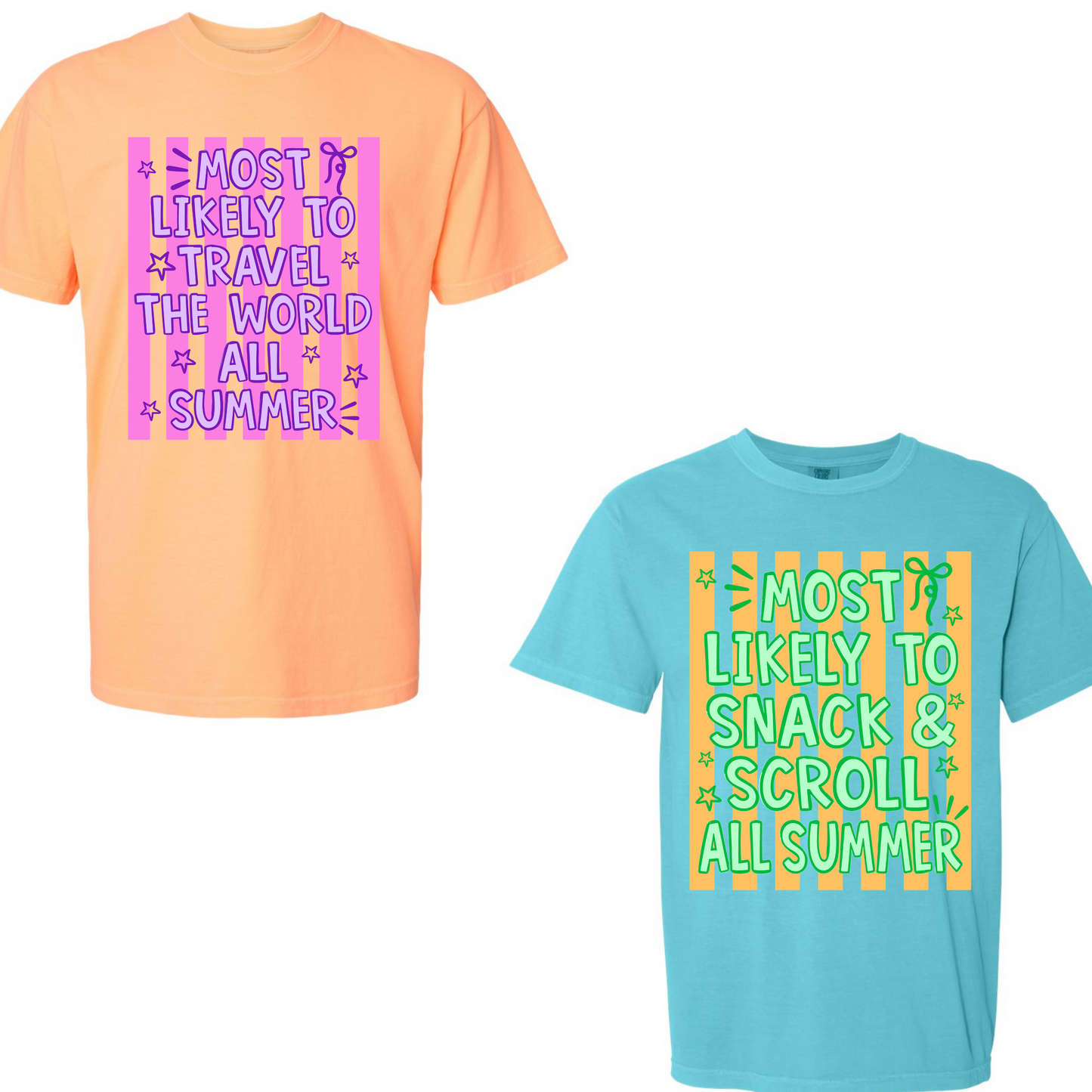 End of the Year Most Likely to tees