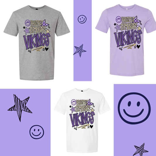 Prospect Vikings school spirit tee
